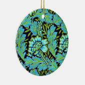 Anemone-patroon van William Morris, Keramisch Ornament (Rechts)