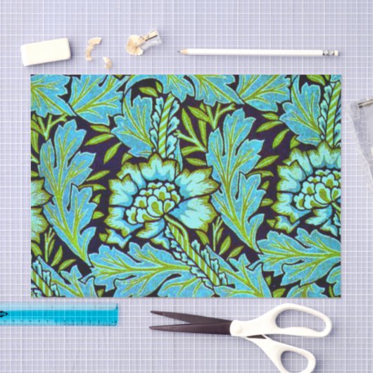 Anemone-patroon van William Morris, Tissuepapier (Craft)