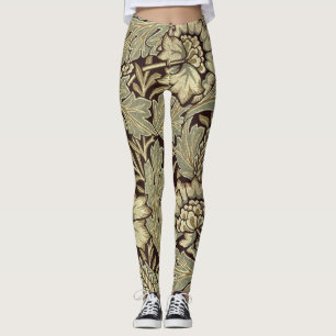 Anemone Pattern van William Morris Leggings