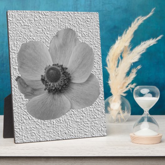 Anemone Plaque Fotoplaat (Zijkant)