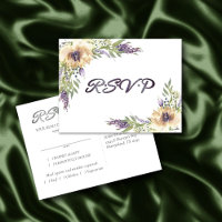 Anemone RSVP Entree Greenery Floral Boho Modern