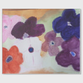 Anemone Spring Flower Cadeaupapier (Vlak)