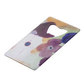 Anemone Spring Flowers Bottle Open Creditkaart Flessenopener (Achterkant Gekanteld)