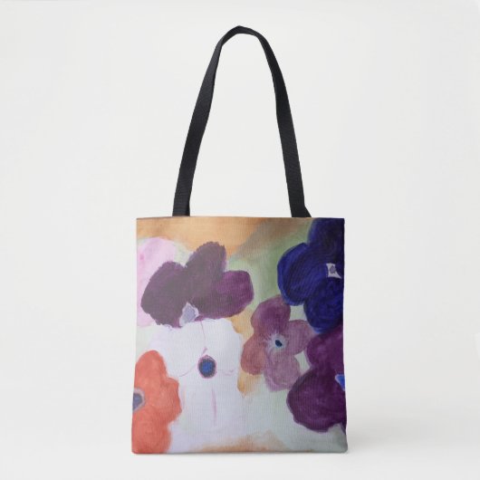 Anemone Spring Flowers Canvas tas (Voorkant)