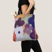 Anemone Spring Flowers Canvas tas (Dichtbij)