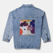 Anemone Spring Flowers Denim Jacket (Achterkant)