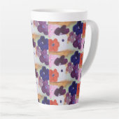 Anemone Spring Flowers Latte Mok (Rechterhoek)
