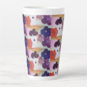 Anemone Spring Flowers Latte Mok (Voorkant)