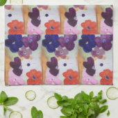 Anemone Spring Flowers Tea Towel Theedoek (Gevouwen)
