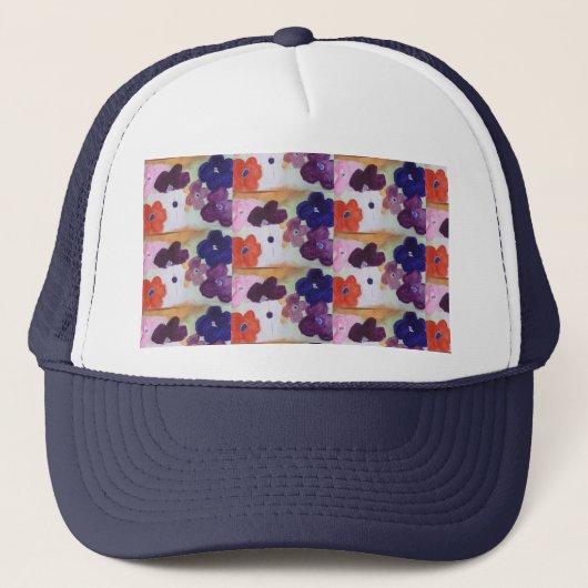Anemone Spring Flowers Trucker Pet (Voorkant)