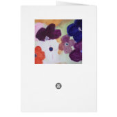 Anemone Spring Flowers Verjaardag Kaart (Achterkant)