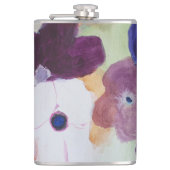Anemone Spring Flowers Vinyl Wrapped Flask Heupfles (Voorkant)