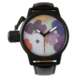 Anemone Spring Flowers Watch Horloge