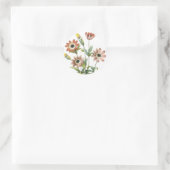 Anemone Stellata Ronde Sticker (Tas)