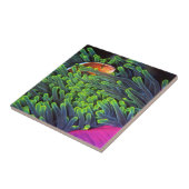 Anemone vis hiding in Anemone, Mozambique 2 Tegeltje (Zijkant)