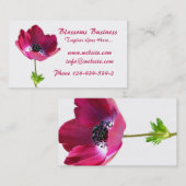 Anemone Visitekaartje (Voorkant / Achterkant)