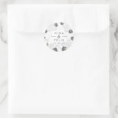 Anemone Wedding Ronde Sticker (Tas)