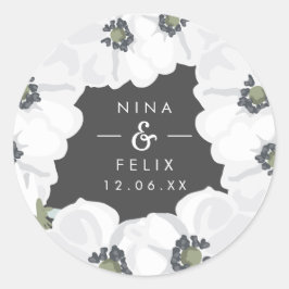  Anemone Wedding Ronde Sticker