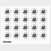 Anemone Wedding Ronde Sticker (Vel)