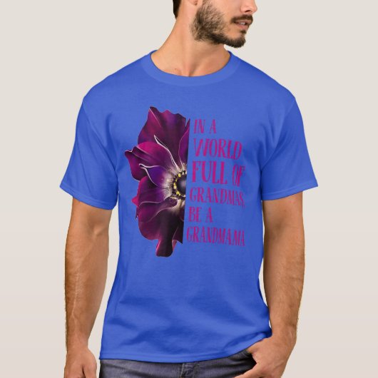 Anemone Wereld Vol Oma's Wees OMA Oma T-shirt (Voorkant)