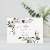 Anemone White Floral w Meal RSVP 2 (Staand voorkant)
