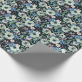 Anemone Wildflower: Waterverf Cadeaupapier (Hoek)