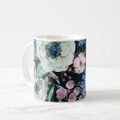 Anemone Wildflower: Waterverf Koffiemok (Voorkant links)