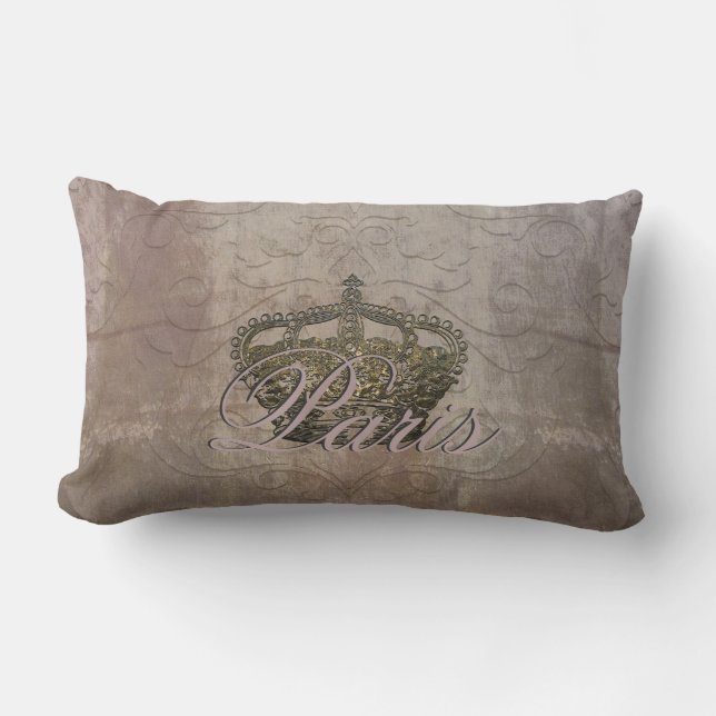 Anémoneathe Paris Crown Lumbar Kussen (Voorkant)