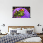 Anemonefish en grote anemon canvas afdruk (Insitu (Slaapkamer))