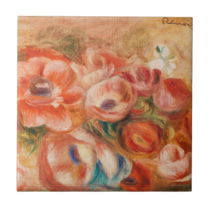 Anemonen (2) van Auguste Renoir Decorative Tegeltje