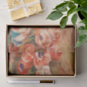 Anemonen (2) van Auguste Renoir Decoupage Tissuepapier (Geschenk)
