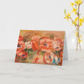 Anemonen (2) van Auguste Renoir Kaart (Gele Bloem)