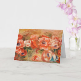 Anemonen (2) van Auguste Renoir Kaart