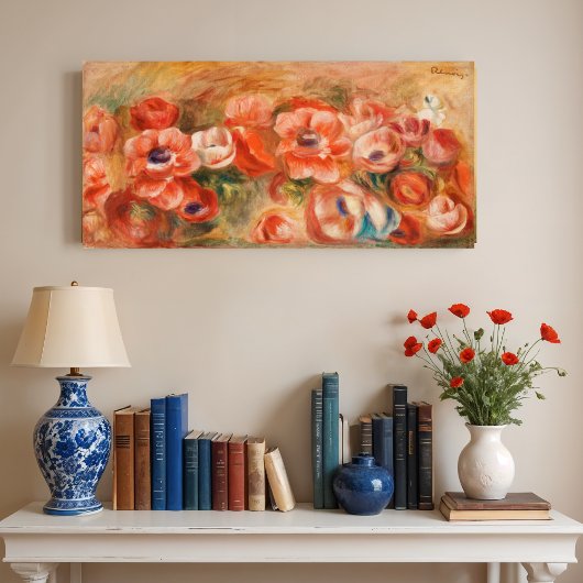 Anemonen (2) van Auguste Renoir Poster
