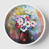 Anemonen, beroemd schilderij, door Odilon Redon (Voorkant)