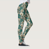 Anemonen Bloem Hardlopende Anemonen Luxe Dames Leggings (Rechts)