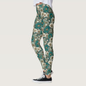 Anemonen Bloem Hardlopende Anemonen Luxe Dames Leggings (Links)