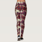 Anemonen Bloem Moeder Anemonen Accent Leggings (Achterkant)