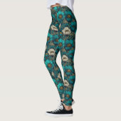 Anemonen Bloem Workout Kleding Anemonen Fantasie B Leggings (Links)