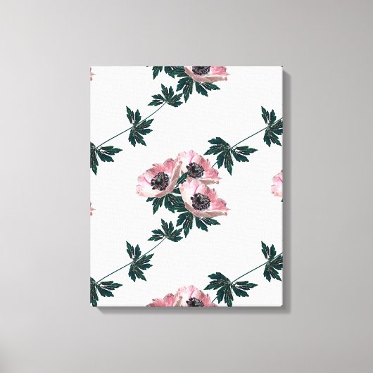 Anemonen. Canvas Afdruk (Voorkant)