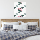 Anemonen. Canvas Afdruk (Insitu (Slaapkamer))