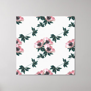 Anemonen. Canvas Afdruk