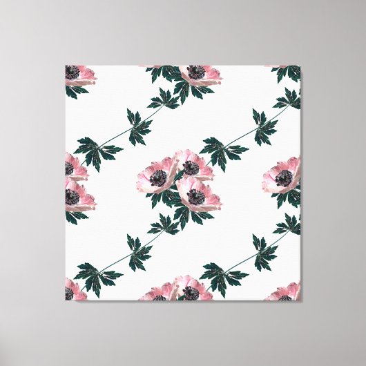 Anemonen. Canvas Afdruk (Voorkant)