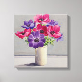 Anemonen Canvas Afdruk (Voorkant)
