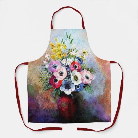 Anemonen door Odilon Redon Schort (Voorkant)