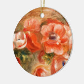 Anemonen door Renoir Impressionist Painting Keramisch Ornament (Links)