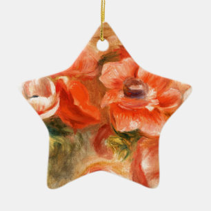 Anemonen door Renoir Impressionist Painting Keramisch Ornament