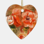 Anemonen door Renoir Impressionist Painting Keramisch Ornament (Rechts)