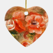 Anemonen door Renoir Impressionist Painting Keramisch Ornament (Achterkant)
