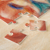 Anemonen door Renoir Impressionist Painting Legpuzzel (Zijkant)